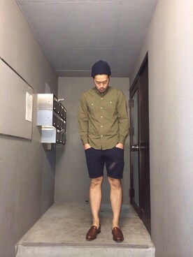 INDVEさん（メンズ・188cm）の春コーディネート