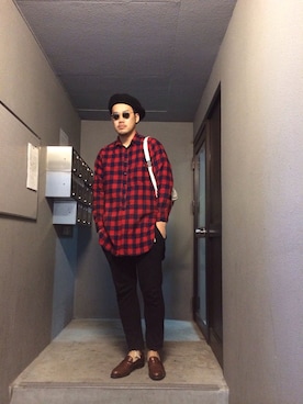 INDVEさん（メンズ・188cm）の春コーディネート