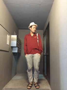 INDVEさん（メンズ・188cm）の春コーディネート