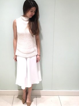 「JILL STUART（ジルスチュアート）のアイテム（パンツ）」を使った、chieさん（レディース・160cm）の春コーディネート