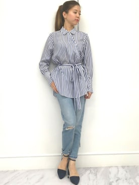 「JILL STUART（ジルスチュアート）のアイテム（パンツ）」を使った、chieさん（レディース・160cm）の夏コーディネート