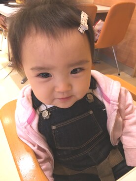 「UNIQLO（ユニクロ）のアイテム（マウンテンパーカー）」を使った、yui-poyoさん（キッズ・70cm）の春コーディネート