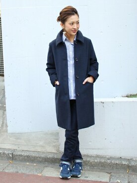 Makkieさん（レディース・158cm）の冬コーディネート