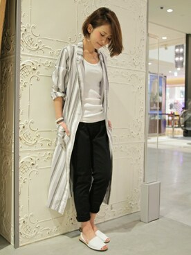 「relume」｜Makkieさん（レディース・158cm）の春コーディネート