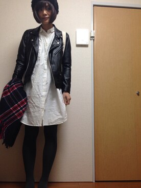 よしこさん(レディース・161cm)の冬コーディネート