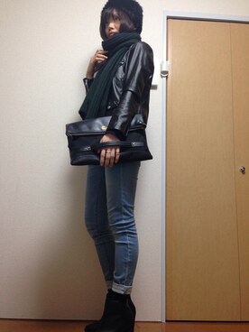 よしこさん(レディース・161cm)の冬コーディネート