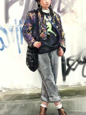 illustrator fwlさんのコーディネート