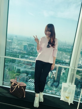 甜甜私房miyu喵さん(レディース・168cm)の春コーディネート