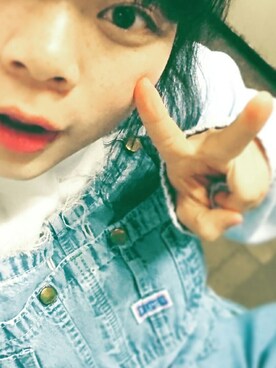 「BIG SMITH（ビッグスミス）のアイテム（オールインワン・サロペット）」を使った、れいん坊🌈さん（レディース・161cm）の冬コーディネート
