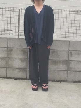 「i（アイ）のアイテム」を使った、やすじさん（メンズ・170cm）の秋コーディネート