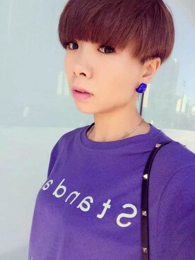 「AAA（トリプルエー）のアイテム（トップス）」を使った、薇依妈さん（レディース・160cm）の冬コーディネート