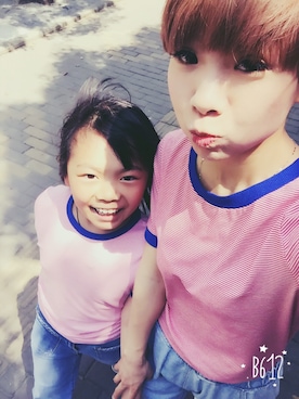 「AAA（トリプルエー）のアイテム（トップス）」を使った、薇依妈さん（レディース・160cm）の春コーディネート