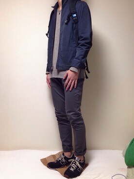 「J.CREW（ジェイクルー）のアイテム（ブルゾン）」を使った、kenさん（メンズ・186cm）の冬コーディネート
