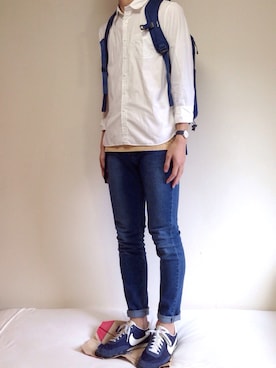 「rxmance（ロマンス）のアイテム」を使った、kenさん（メンズ・186cm）の春コーディネート