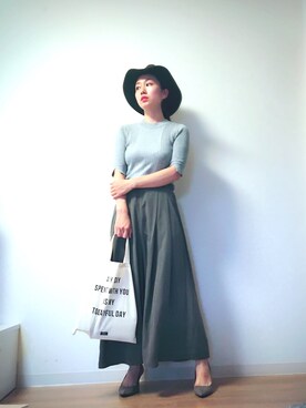 yukari kitamuraさん（レディース・156cm）の夏コーディネート