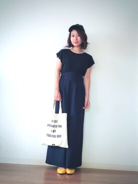 「アレンジ」｜「アイテム（その他）」を使った、yukari kitamuraさん（レディース・156cm）の夏コーディネート