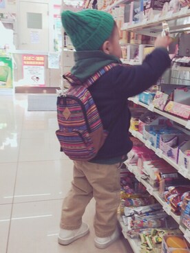 「babygap」｜「アイテム（チノパンツ）」を使った、sei..さん（キッズ・90cm）の冬コーディネート