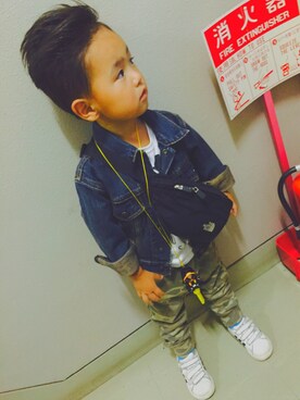 sei..さん（キッズ・100cm）の秋コーディネート