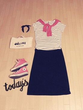 myuさん（レディース・152cm）の夏コーディネート