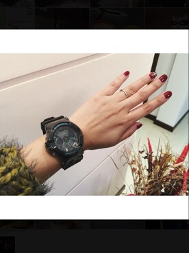 「g shock」｜Ying Heさん（レディース・167cm）の冬コーディネート