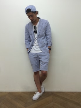 「ARTS & SCIENCE（アーツアンドサイエンス）のアイテム（アクセサリー）」を使った、kazoonさん（メンズ・173cm）の夏コーディネート