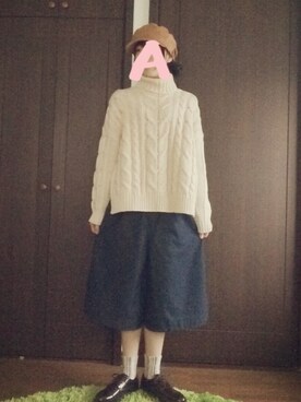 「Crisp」｜あやさん（レディース・159cm）の冬コーディネート