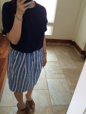 「シーバイクロエ」｜kuuumyさん（レディース・158cm）の夏コーディネート