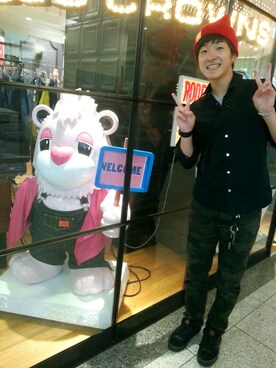 「TOMMY（トミー）のアイテム（帽子）」を使った、優-YOU-(18)さん（メンズ・172cm）の秋コーディネート