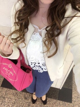 「ROYAL PARTY」｜「アイテム（パンプス）」を使った、Love_Elliyさん（レディース・151cm）の春コーディネート