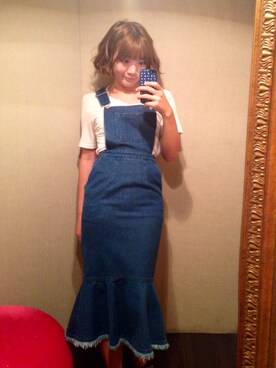 「Steve J ＆Yoni P（スティーブジェイアンドヨニピー）のアイテム」を使った、이흠さん（レディース・157cm）の夏コーディネート