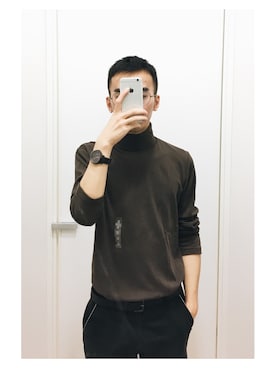 「Levi's（リーバイス）のアイテム（アナログ腕時計）」を使った、Suedeさん（メンズ・170cm）の秋コーディネート