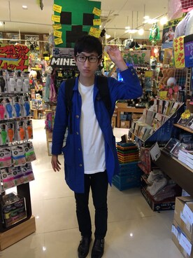 「RAY CASSIN（レイカズン）のアイテム」を使った、あべっちさん（メンズ・172cm）の秋コーディネート