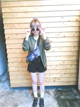 「HYPE（ハイプ）のアイテム（バッグ）」を使った、kimiさん（レディース・158cm）の秋コーディネート