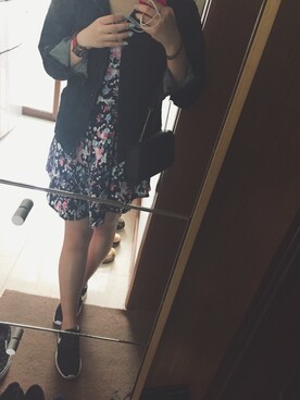 「STYLENANDA（スタイルナンダ）のアイテム（デニムジャケット）」を使った、Victoriaaaさん（レディース・169cm）の春コーディネート