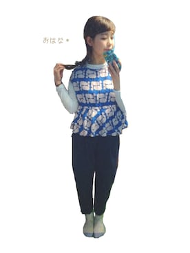 「Kukka Lucca（クッカ　ルッカ）のアイテム」を使った、おはな＊さん（レディース・163cm）の春コーディネート
