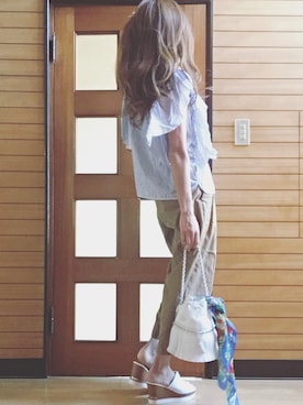 「SLY（スライ）のアイテム（財布/小物）」を使った、N.aiさん（レディース・155cm）の夏コーディネート