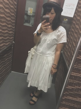 「ORiental TRaffic（オリエンタルトラフィック）の【再値下げ！SALE 50%OFF】【スポーツ系サンダル人気No1！】★スポーツサンダル★5203（サンダル）」を使った、ni__ikoさん（レディース・150cm）の夏コーディネート