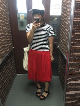 「ORiental TRaffic（オリエンタルトラフィック）の【再値下げ！SALE 50%OFF】【スポーツ系サンダル人気No1！】★スポーツサンダル★5203（サンダル）」を使った、ni__ikoさん（レディース・150cm）の夏コーディネート