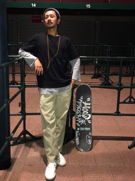 谷尾裕一さん(メンズ・169cm)の春コーディネート