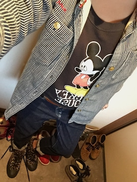 「Rodeo Crowns（ロデオクラウンズ）のアイテム（財布/小物）」を使った、KKZ-1さん（レディース・160cm）の秋コーディネート