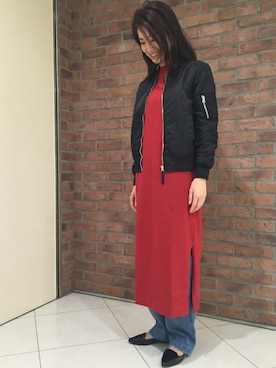 「united arrows」｜「アイテム（レインシューズ）」を使った、izumi satoさん（レディース・164cm）の秋コーディネート