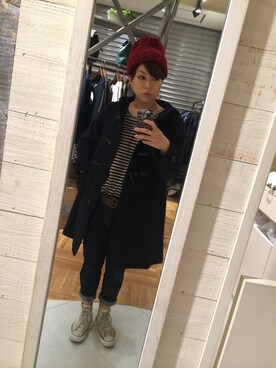 「ANOTHER BRANCH（アナザーブランチ）のアイテム（ジャケット/アウター）」を使った、さ よさん（レディース・156cm）の秋コーディネート
