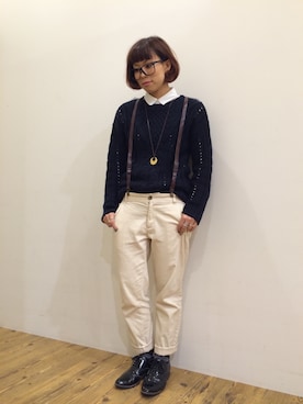 「ANOTHER BRANCH（アナザーブランチ）のアイテム（トップス）」を使った、さ よさん（レディース・156cm）の秋コーディネート