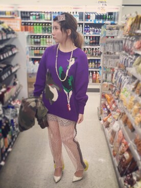 「あちゃちゅむ」｜「アイテム（ミリタリージャケット）」を使った、laniさん（レディース・153cm）の冬コーディネート