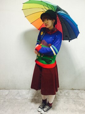 「FLYING TIGERS」｜みきてぃ。さん（レディース・168cm）の冬コーディネート