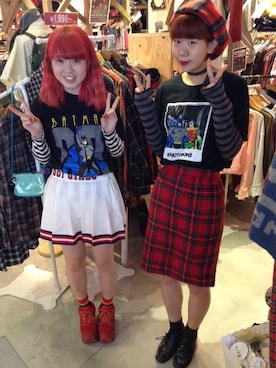 「SPINNS（スピンズ）のアイテム（その他）」を使った、みきてぃ。さん（レディース・168cm）の秋コーディネート