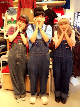 「BEN DAVIS（ベンデイビス）のアイテム」を使った、みきてぃ。さん（レディース・168cm）の秋コーディネート