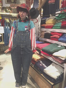 「タータンチェック」｜みきてぃ。さん（レディース・168cm）の冬コーディネート