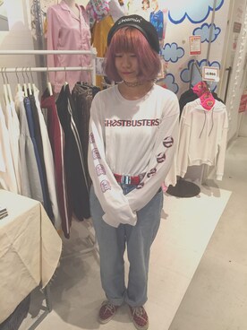 「Ghostbusters」｜みきてぃ。さん（レディース・166cm）の秋コーディネート