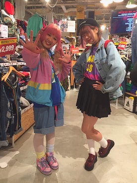 「PECOGIRL」｜みきてぃ。さん（レディース・166cm）の秋コーディネート